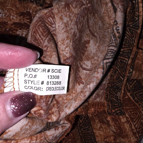 BOCA CLASSICS MENS SIZE XL SHORT SLEEVE SHIRT WITH TROPICAL SURFER DESIGN - Picture 6 of 9